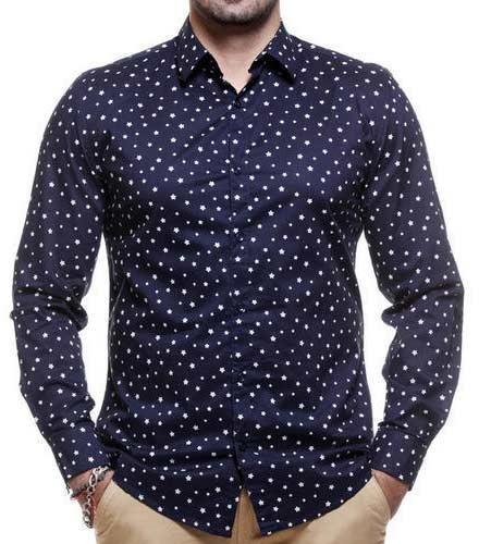 Mens Printed Shirt, Size : L, XL, XXL