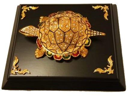 Polished Wooden Turtle Statue, For Home, Office, Shop, Size : 5X5 Inch