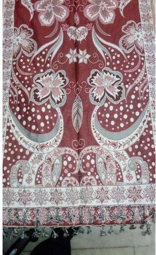 Embroidered Ladies Shawls, Size : 40x80 Cm