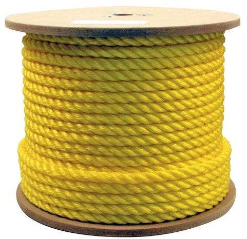 Yellow Nylon Rope, Packaging Type : Roll