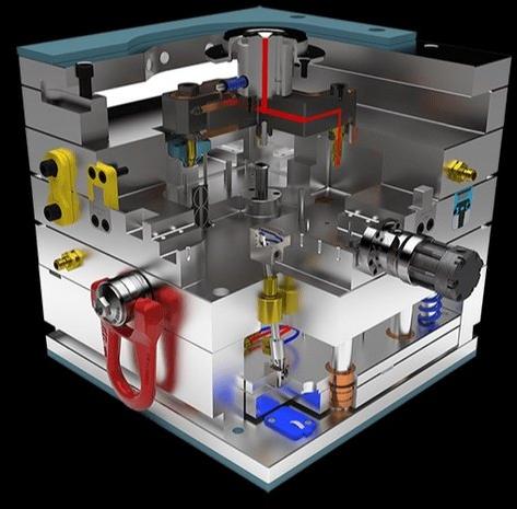 Plastic Injection Die Mould Base, Hardness : 34 To 40 HRC