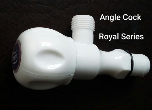 Two Way PVC Angle Cock, For Bathroom Fitting, Color : White