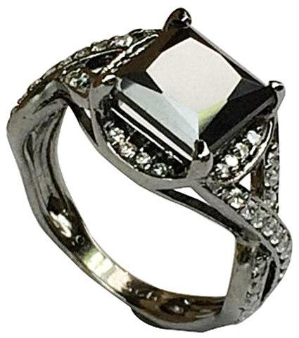 Black Moissanite Ring, For Jewelry Setting, Collection