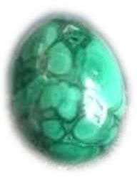 Malachite Eggs Stone, Packaging Type : Packet, Loose, Bag, Box