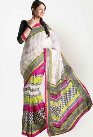 Cotton Printed Saree, Packaging Type : Poly Bag