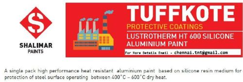 600 DEG Heat Resistant Aluminium Paint