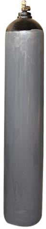 High Mild Steel Co2 Gas Cylinder, Color : LIGHT GREY