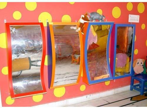 Glass Plain Fancy Funny Mirror, Mounting Type : Wall Mounted