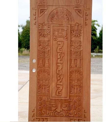 CP-1003 Wooden Carved Door, Open Style : Swing