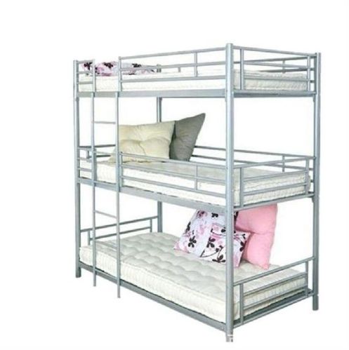 Metal 3-Tier Bunk Bed, Size : 6 X 2.5