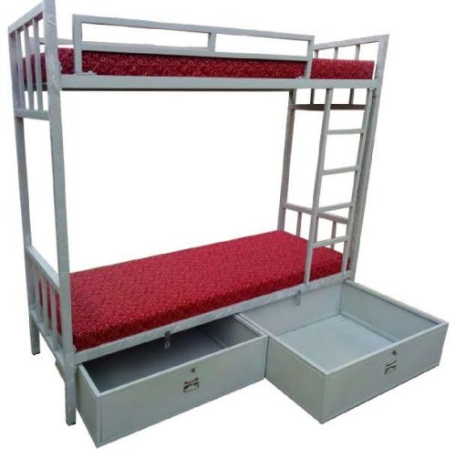 Rectangular Metal Storage Bunk Bed