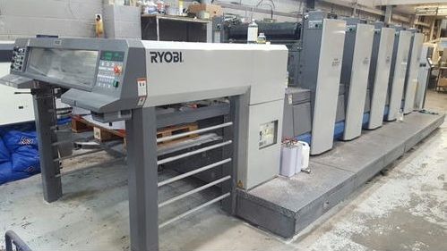 Automatic Used Ryobi 754 Offset Printing Machine, For Industrial, Label Printer, Paper Printer