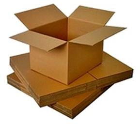 UBS Rectangular Paper Plain Corrugated Boxes, For Goods Packaging, Size : Standard