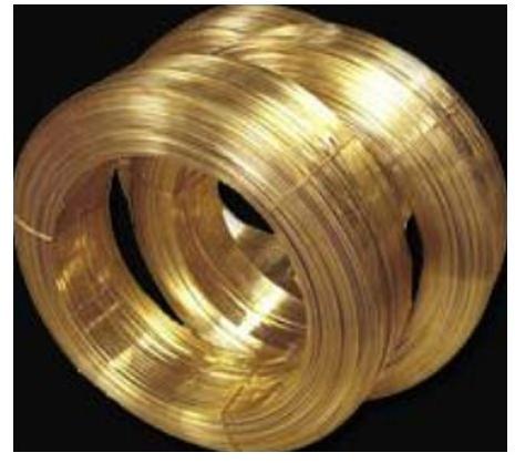 HOKO Brass Stitching Wire, Color : YELLOW