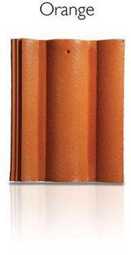 Mak Exterior Clay Colored Tiles, Color : Orange