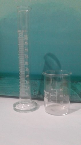 Glass Measuring Cylinder, For Chemical Laboratory, Feature : Breakage Resistant, Less Maintenance, Unique Design