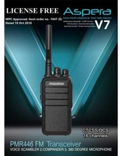 Aspera License Free Walkie Talkie