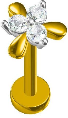 Party Wear Diamond Nose Pins, Size : Standard