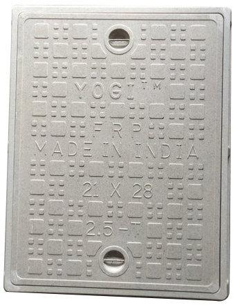 YOGI Full Floor (Square) FRP Drain Cover, Color : WHITE