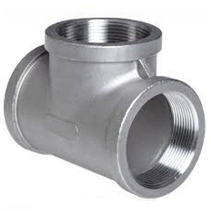 Stainless Steel Threaded Tee, Size : 1/4' TO 4' Inch