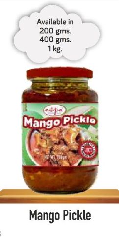 Aspa Mango Pickle, Certification : FSSAI Certified