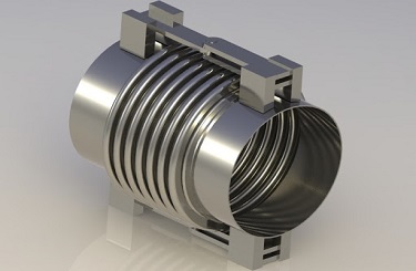 Polished Stailess Steel Hinged Expansion Joints, For Industrial Use, Machine Use, Pneumatic Connections