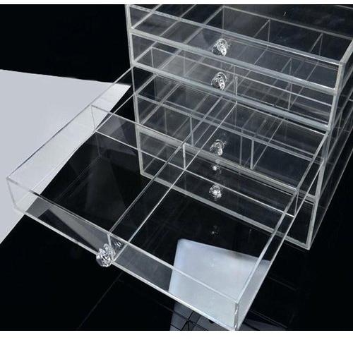 Prayan Innovation Acrylic Drawer Box, Color : Transparent