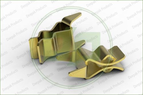 CuZn37 Brass Wire Clip, For Electrical Fittings, Color : Golden