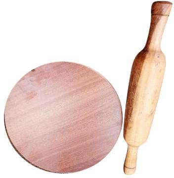 Wooden Chakla Belan, Color : Brown