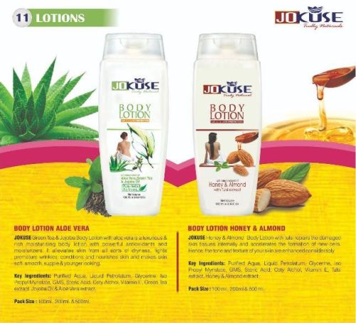 Jokuse Body Lotion, For Parlour, Personal, Feature : Skin Friendly, Nourishment