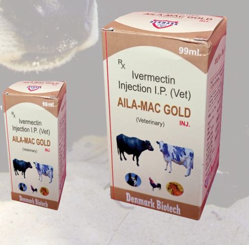 Aila Mac Gold Veterinary Injection, Packaging Size : 99ml