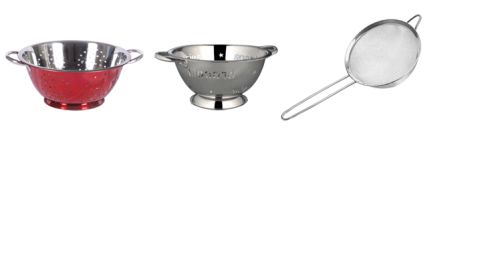 Steel Polished COLANDER, For Home, Hotel, Shop