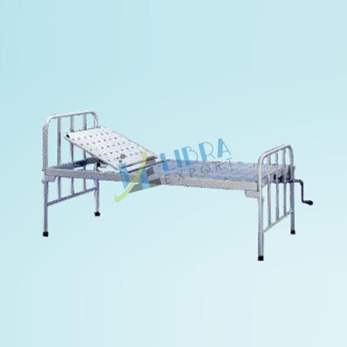 Polished Stainless Steel Hospital Semi Fowler Bed, Feature : Corrosion Proof, Durable, Easy To Place