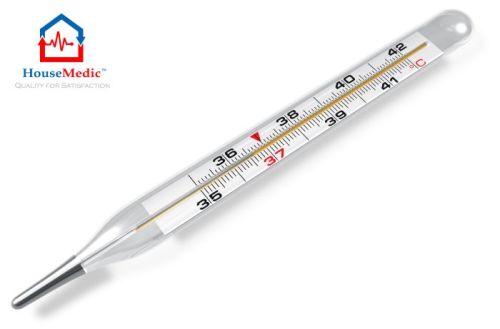 Analog 10-50C Glass Clinical Thermometer, Certification : CE Certified