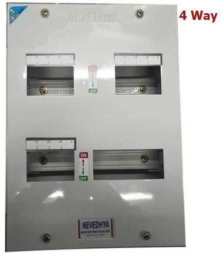 4 Way TPN MCB Box, For Electric Fittings