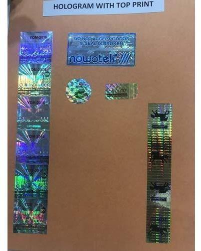 Hologram Sticker, Color : Silver