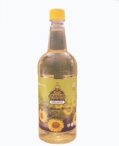 Orgafit Organic Sunflower Oil, Packaging Type : Plastic Bottle