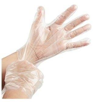 Unitech Plain Plastic Hand Gloves, For Clinics, Hospitals, Kitchen, Beauty Parlour, Salons, ETC