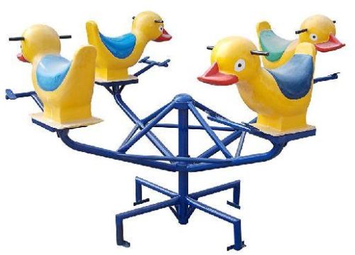 Metal Duck Merry Go Round, For Outdoor, Capacity : 3-6 Children