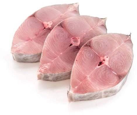 Frozen Seer Fish Steaks, Packaging Type : IQF Cover Packaging