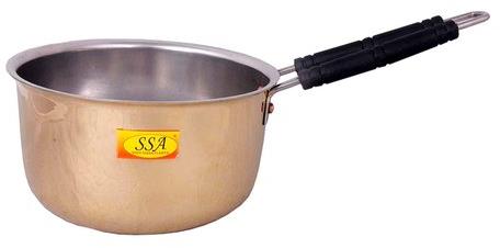 Brass Sauce Pan, Color : Yellow