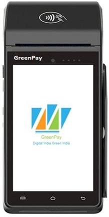 GreenPay Automatic Android POS Machine, Color : Black