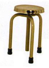 Stainless Steel Revolving Stool, Size : 400 X 500-660 Mm