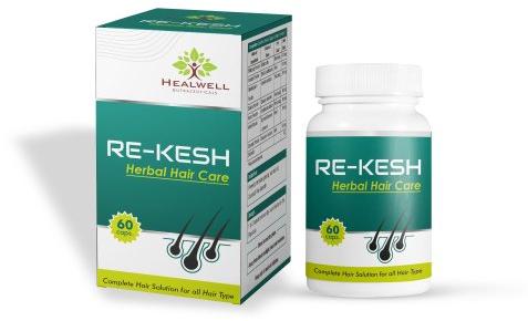 Rikesh Hair Care Capsules, For Good Quality, Safe Packing, Capsule Type : Ayurvedic