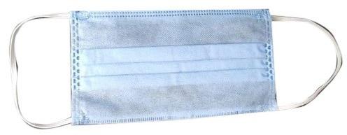 Non Woven 3 Ply Face Mask, Color : Blue