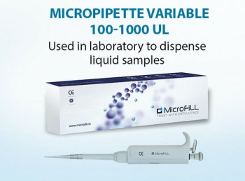 Plastic Micropipette Variable 100-1000 uL, For Lab, Packaging Type : Box