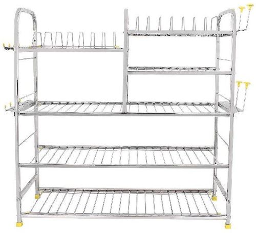 Polished Non Polished Stainless Steel Kitchen Dish Racks, Size : Multisize