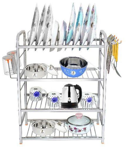 Polished Stainless Steel Manufacturer Of Kitchen Rack, Style : Modern