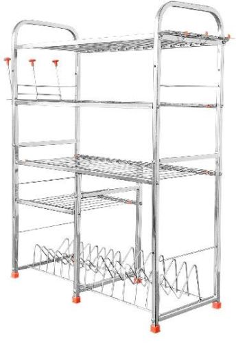 Polished Stainless Steel Kitchen Racks, Style : Modern