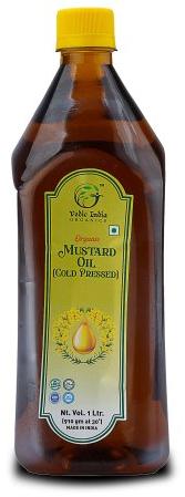 Organic Cold Pressed Mustard Oil, Packaging Size : 1 Litre